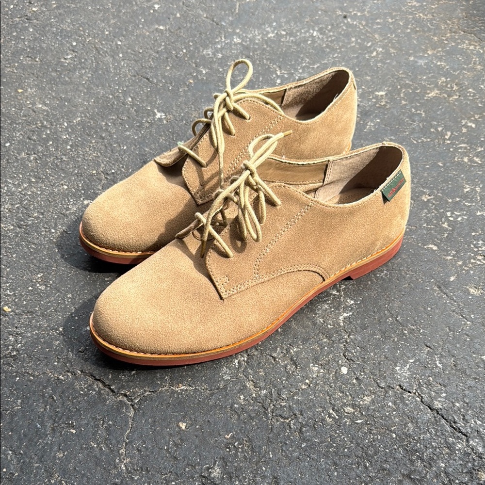 G.H. Bass & Co. Tan Suede Oxfords (Women’s)